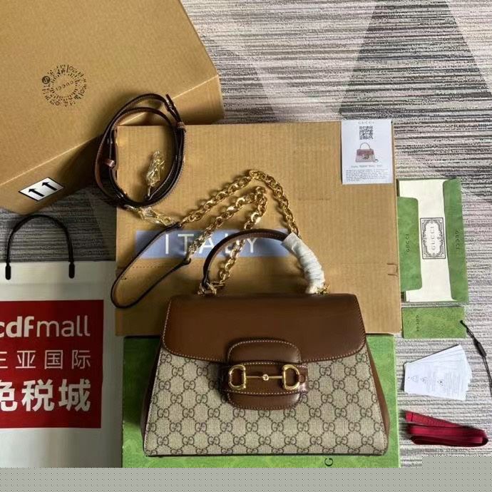 G*u*i top handle bags
